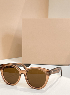 圆形遮阳太阳镜男女款复古风显瘦