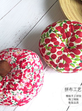 纯棉布艺苹果diy平安夜车内摆件