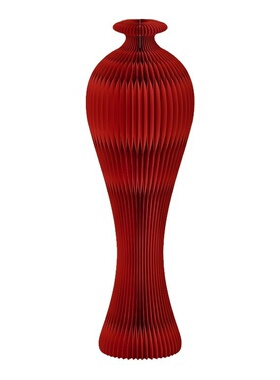 十八纸新年创意花瓶摆件花几架客厅花器插花艺术个性家居卧室装饰