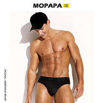 MOPAPA Briefs Fashion Week Series Original Pure Cotton Sexy Low Waist Youth Personality Trends U Convex Triangle Briefs