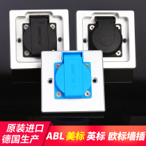 German ABL beauty mark socket Insign European standard wall inserts 86 Type of imported HIFI Fever Sound power socket