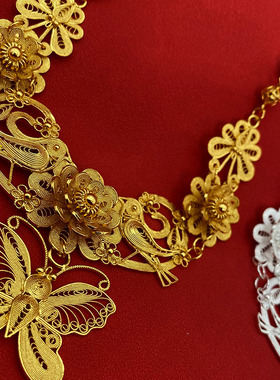 银笙歌足银绣球链子女士喜鹊项链