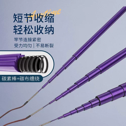 Небольшой рыбацкий стержень стержень стержень детский ультра-легкий ультра-короткий полный комплект ручных стержней с коротким сечением, усы, стержни для креветок лошади