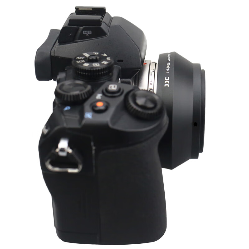 JJC适用相机遮光罩替代LH-48B适用于奥林巴斯17mm F1.8镜头EM10III EM1X EM10M2 EM5II EM10IV配件-图3