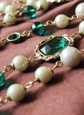 欧美饰品长款珠宝毛衣链包邮