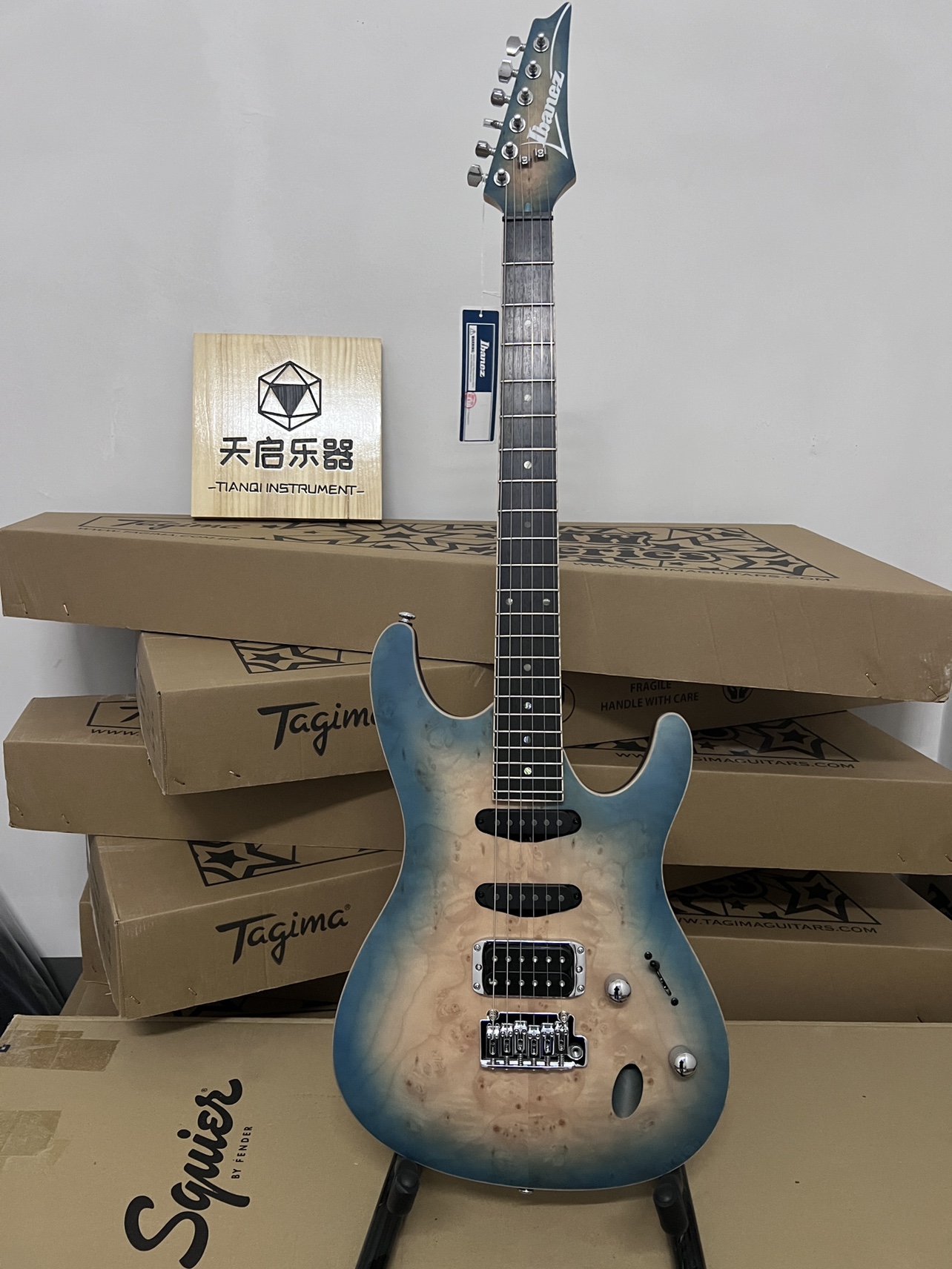 IBANEZ依班娜电吉他SA360海市蜃楼260 460 GSA60QA初学者摇滚全套-图0