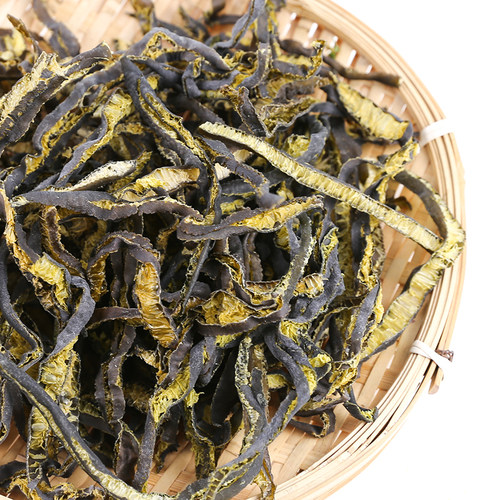 海茸干货天然海藻素食海洋蔬菜胶原蛋白海笋条凉拌菜火锅食材 - 图0