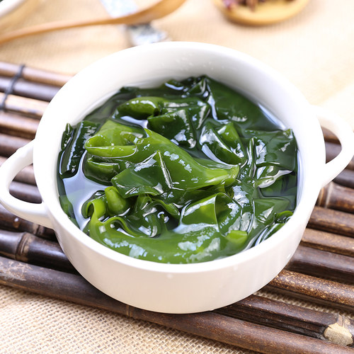 3斤裙带菜海带芽海带苗薄嫩盐渍裙带叶海菜韩国海带汤火锅烫三秒 - 图0