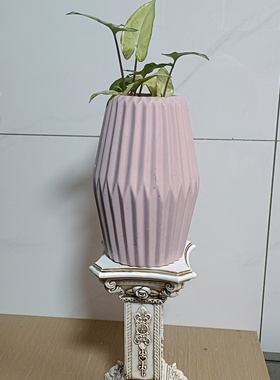 欧式罗马柱装饰摆件花园庭院道具柱子婚庆复古户外花盆阳台底座架