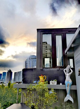 大美人鱼花园阳台庭院装饰摆件水池鱼缸造景布置创意桌面园艺摆设