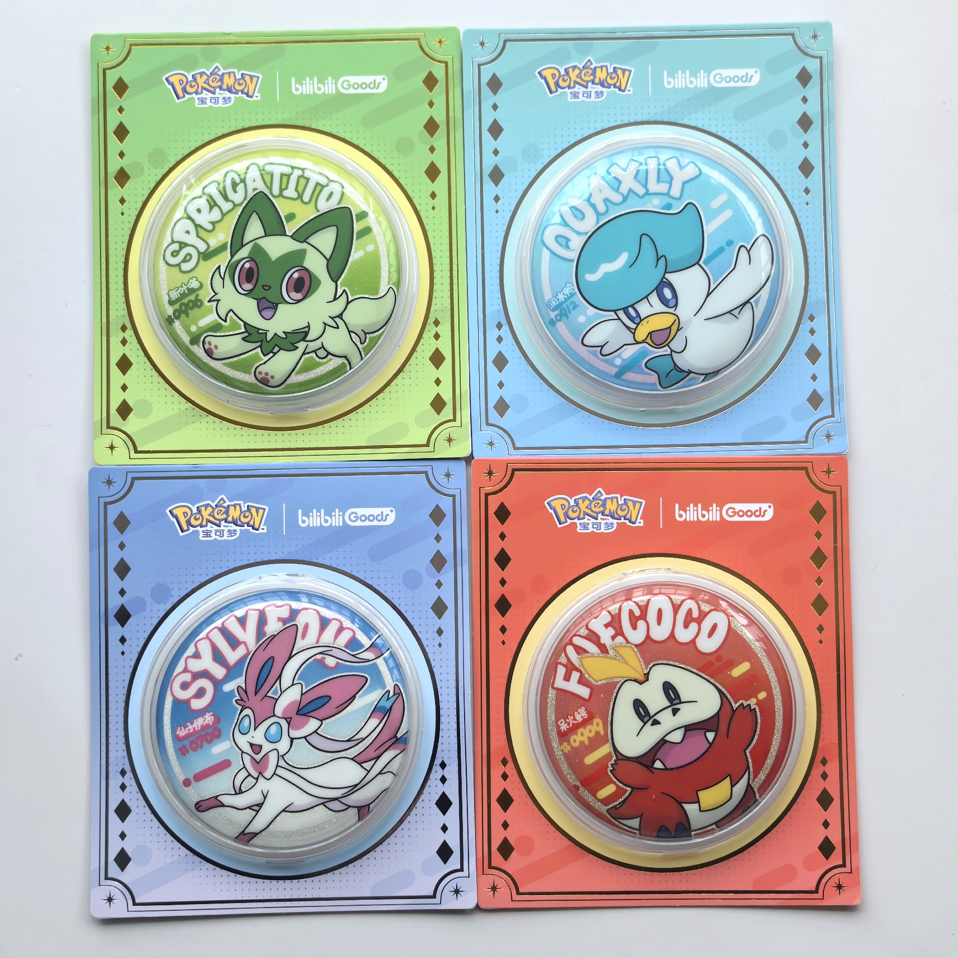 正版现货 宝可梦联名马口铁徽章周边皮卡丘可达鸭耿鬼吧唧谷子 - 图0