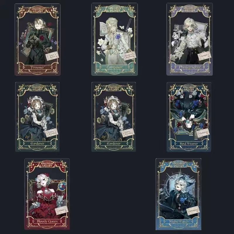 正版第五人格标本画廊系列吧唧徽章透卡周边蜘蛛守夜人约瑟夫囚徒 - 图1