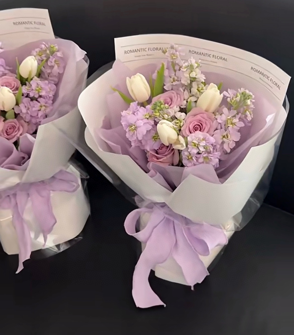 椿｜女神节顺丰邮寄鲜花花束紫色罗曼蒂克花束紫罗兰送女友礼物 - 图3