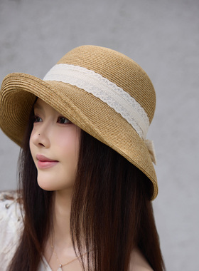 谷兜空间蕾丝蝴蝶结春夏出游女