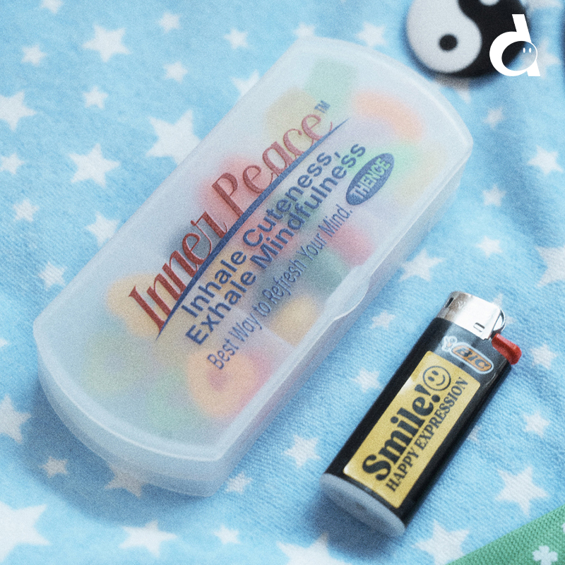 duye度也 韩国THENCE分格抽屉药盒美式复古三格双层便携收纳盒新 - 图0