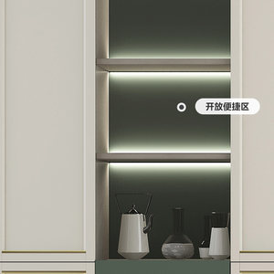 【育婴板798元/㎡】顾家家居全屋定制客厅满墙电视柜书柜电视