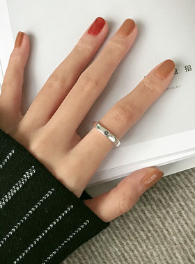 小众设计日韩风太阳月亮礼物对戒