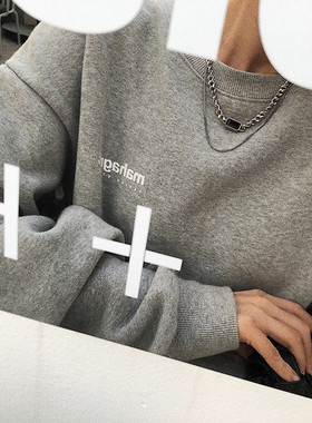 韩国新款镀银链条女双层锁骨链