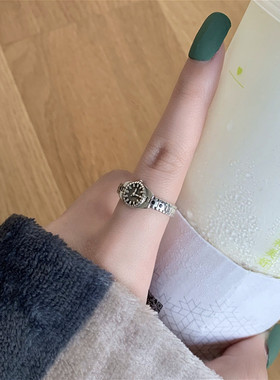 韩国个性小众风食指环