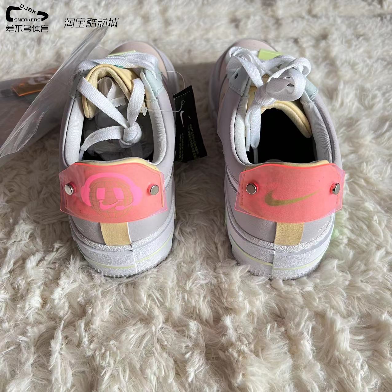 耐克Nike Air Force 1 Low LPL空军 多色拼接 荧光扣 DO2330-511 - 图2