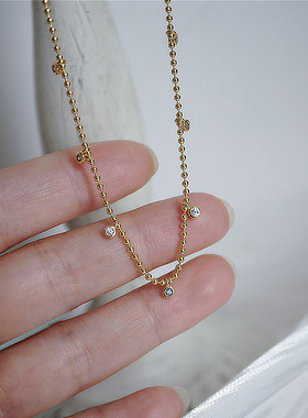 满天星镶钻项链时尚锁骨链