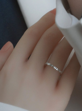 925银百搭细闪璀璨戒指