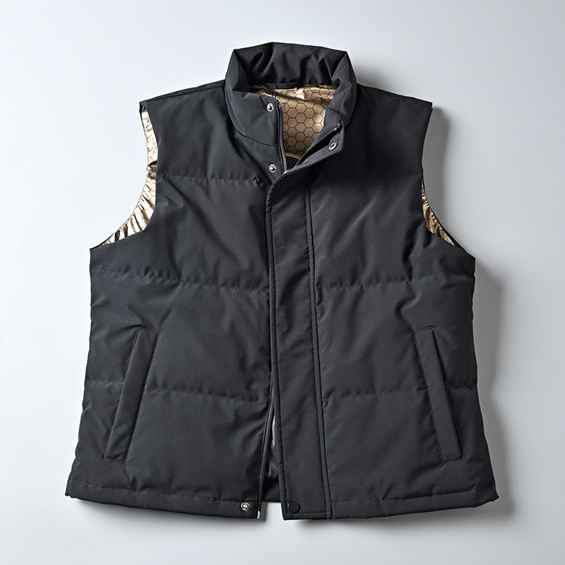 匈牙利90鹅绒石墨烯保暖外贸尾单男士立领羽绒服马甲防风防水背心,淘宝优惠券,粉丝福利购,淘宝优惠卷