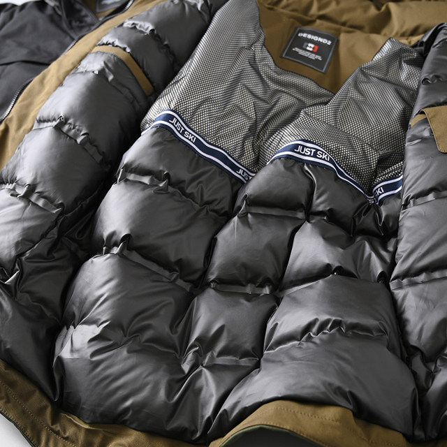 American casual hooded fashionable thickened warm down jacket