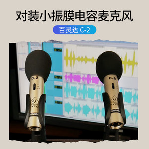 BEHRINGER/百灵达c-2 专业小振膜电容麦克风录音演出话筒拾音户外