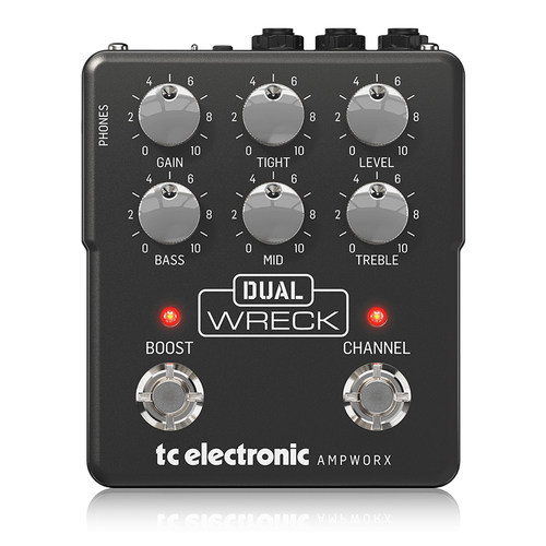 TC Electronic DUAL WRECK PREAMP 双通道吉他电子管前置放大器 - 图3