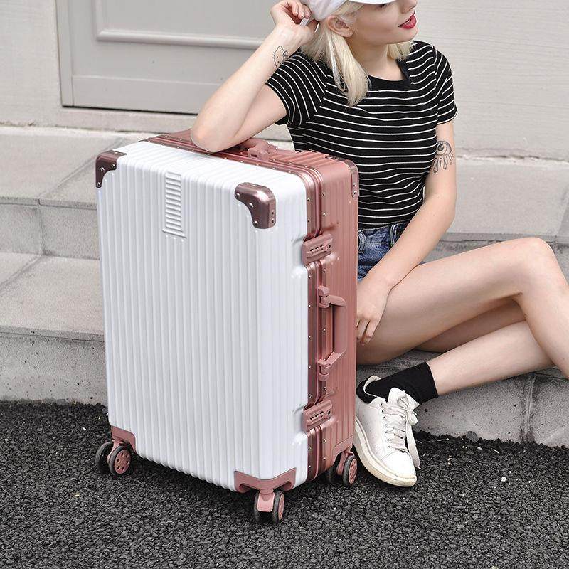 铝框女行李箱包学生ins拉杆箱子 贝凯莉旅行箱