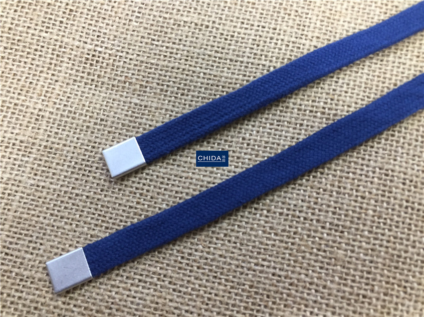 优质环保铜质帽绳头腰绳扣末端方扣尾夹卡头枪色亚银绳头DIY美观_虎窝淘
