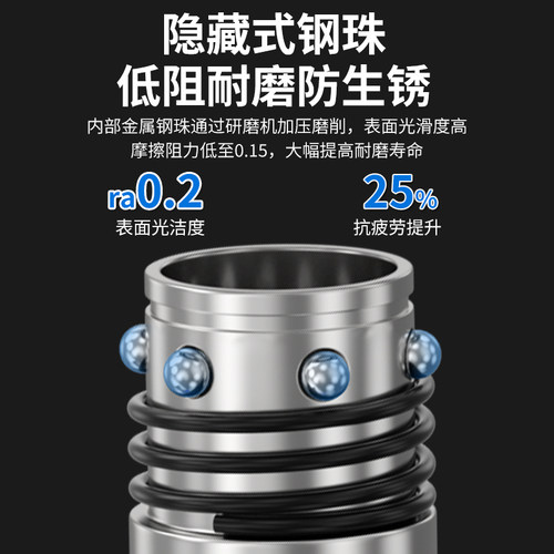 C式自锁快速接头气泵空压机气动快插接头SMY圆二通圆三通配件大全 - 图2