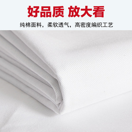 加厚纯棉制式白床单军训单人单件全棉褥单学生宿舍内务纯白色床单 - 图0