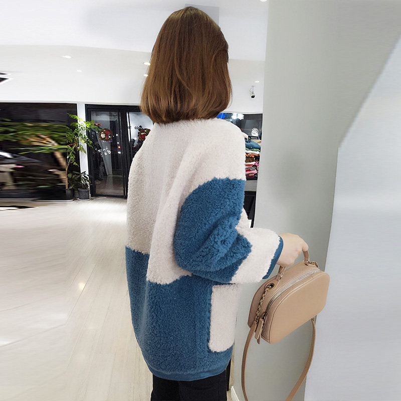 欧洲站冬装2020年新款欧货摇粒绒仿 梵莉思女装短外套