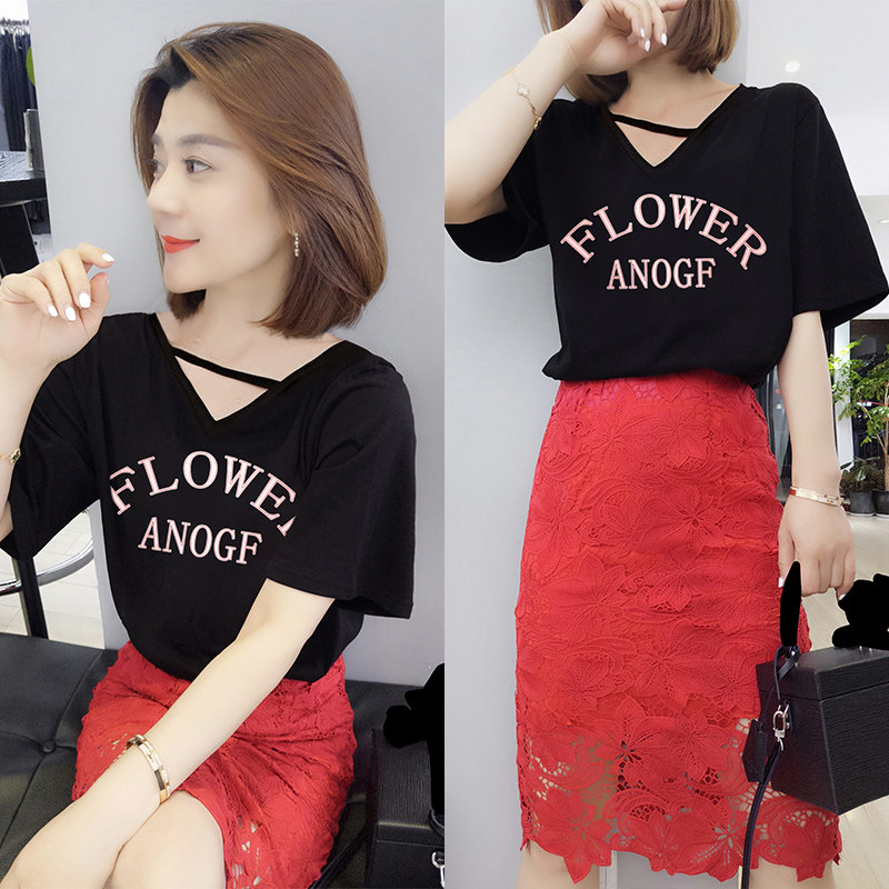 2020新款夏装欧货潮夏天洋气小心机 梵莉思女装T恤