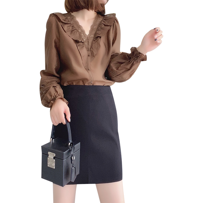 欧洲站秋装2020新款欧货秋款衬衣 梵莉思女装衬衫