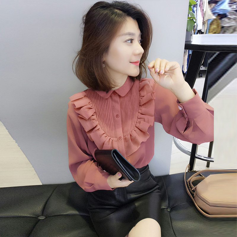 欧洲站秋装2020新款欧货初秋女衬衫 梵莉思女装衬衫