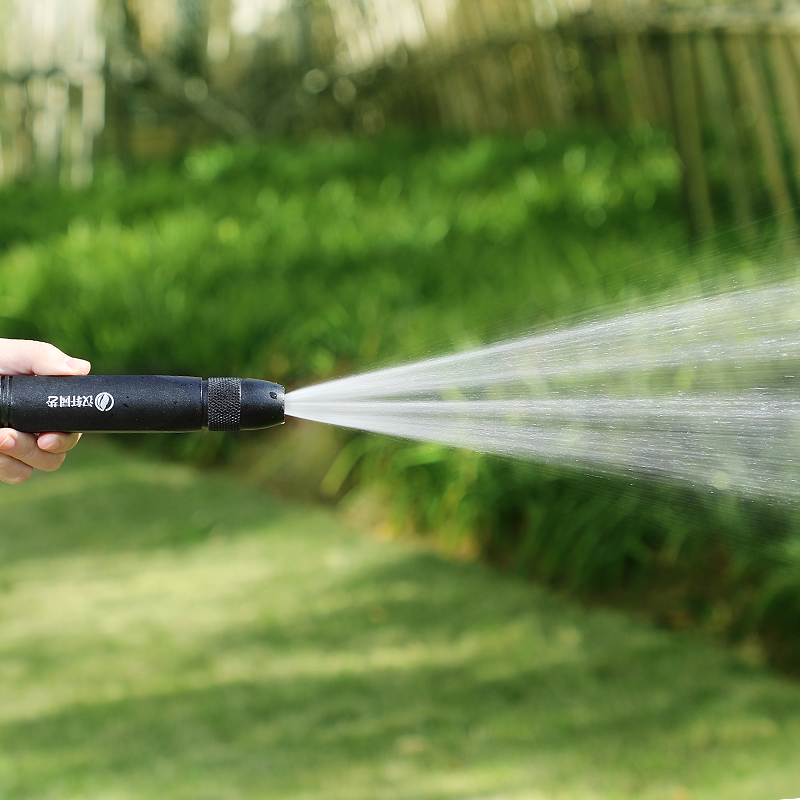 汉轩高压水枪多功能园林家用浇花铜花洒洗车冲洗器直喷枪水管喷头 - 图1