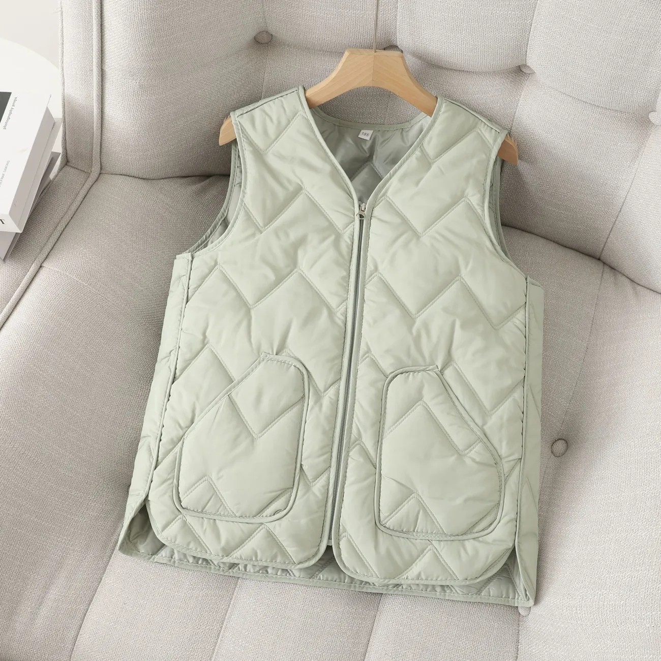 秋冬短款马甲女冬外穿马夹2025新款简约宽松办公坎肩女款背心,淘宝优惠券,粉丝福利购,淘宝优惠卷