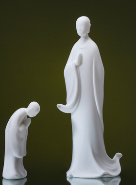 客厅室内桌面陶瓷禅意摆件