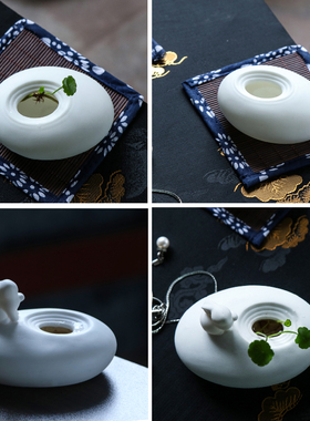 陶瓷花器中式办公桌面创意