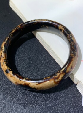 天然海柳变色柳手镯62mm内径重33克