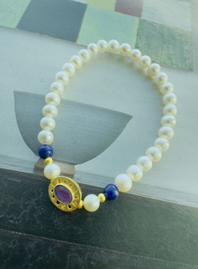 秋意浓 舒俱徕和珍珠手串