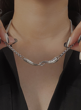 送男友耳钉纯银情侣项链耳钉