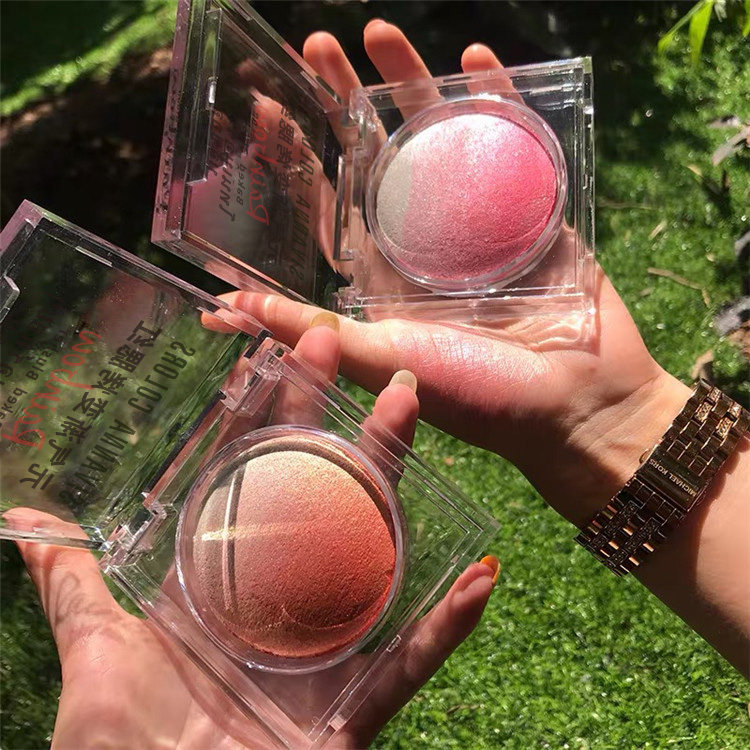 思薇娜修容一体盘微醺渐变橘色腮红 sivannacolors腮红/胭脂