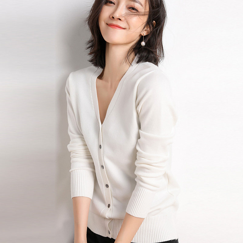 2020春秋季针织开衫薄短新款毛衣 澳苑毛针织衫