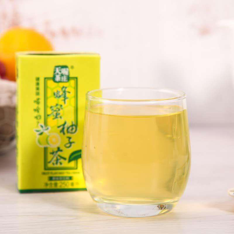 天喔茶庄蜂蜜柚子茶250ml*24盒 果汁饮料果味茶饮料