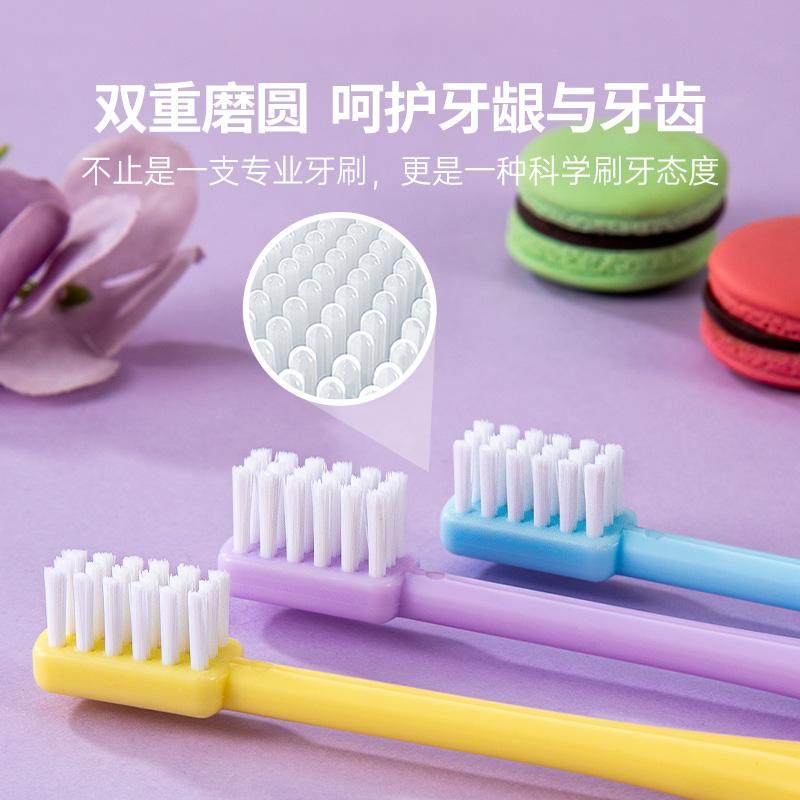 芽芽帮新款2-12岁儿童训练牙刷3排6竖洁齿护龈小刷头幼儿宝宝牙刷,淘宝优惠券,粉丝福利购,淘宝优惠卷