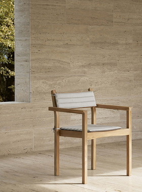 柚木休闲椅单椅CarlHansen